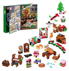 lot 7429201 image: Advent Calendar 2024 Christmas Toys Building Sets, Countdown Calendar with 24 Surprises Blocks Models, Happy New Year Gifts for Kids Adults Aged 14