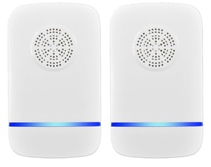 lot 7429215 image: 2 Packs Ultrasonic Pest Repeller, Electronic Pest Repellent Plug in Indoor Pest Control for Insect, Roaches, Mice, Spider, Ant, Bug, Mosquito Repellent for House Garage Warehouse Office Hotel