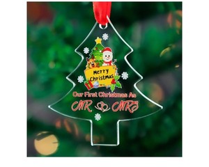 lot 7429220 image: Christmas Ornaments Gifts, Wedding Gifts, Mr. and Mrs. First Christmas Wedding Decoration Gifts, Couple Gifts, Wedding Gifts for Newlyweds, Brides, Friends, Grooms, Christmas Tree Decorations