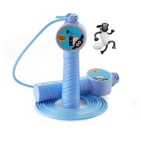lot 7429226 image: Jump Rope for Kids, 8.7ft Adjustable Shaun the Sheep Jumping Rope with Counter and Slip-proof Handle for Boys and Girls Fitness Outdoor Exercise Skipping Rope PINK