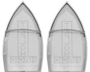 lot 7429274 image: HARFINGTON 2pcs Iron Cover Non Stick Iron Shoe Aluminum Electric Iron Assistant Tool Iron Sole Plate Accessory Ironing Protector Fits Smaller Than 215mm(Length) x 122mm(Width)