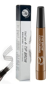 lot 7429282 image: Lightsbetter Waterproof Brow Pen, Lightsbetter Eyebrow, Lightsbetter Waterproof Eyebrow Pen, Tint My 4 Tip Brow Waterproof, 4-Tip Eyebrow Pencil, Microblading Eyebrow Pen (Black) Shade 4