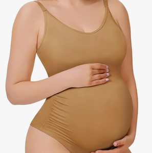 lot 7429350 image: Maternity Tank Top for Women Ruched Sleeveless Basic Tops Camisole Cami