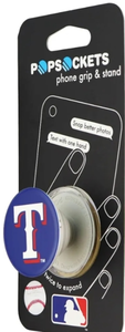 lot 7429411 image: PopSockets Collapsible Grip & Stand for Phones and Tablets - Texas Rangers