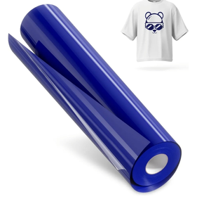 lot 7429413 image: Royal Blue HTV Heat Transfer Vinyl Roll, 12x20ft Royal Blue Iron on Vinyl Compatible with Cricut and All Cutting Machine, Royal Blue Heat Press Vinyl Heat Transfer for Shirts