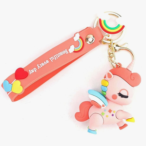 lot 7429456 image: MICHATI cute keychain, unicorn keychain, kids keychain, cartoon keychain, kuwaii keychain