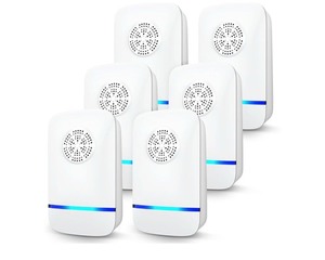 lot 7429523 image: Ultrasonic Pest Control Repeller,2 PCS Mouse Traps Indoor for Home Mosquito Repellent Electronic Pest Repellent Plug in Indoor for Mosquito, Insect, Roaches, Spider, Ant, Bug, Mouse Repellent
