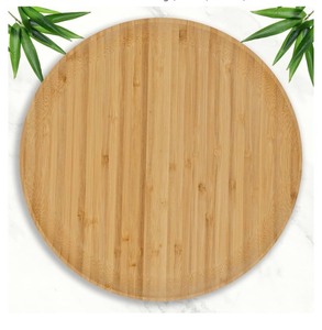 lot 7429570 image: Bamboo Wood Plates - Sturdy Serving Platters and Trays, Robust Wood Chargers for Dinner Plates, Versatile Wooden Plates Set for Sustainable Dining (7-Inch, 4 Pack)