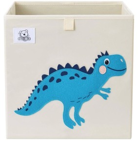 lot 7429605 image: CLCROBD Foldable Animal Cube Storage Bins Fabric Toy BoxChestOrganizer for ToddlerKids Nursery, Playroom, 13 inch (Dino T-Rex)