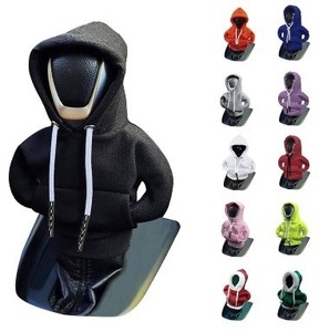 lot 7429618 image: vvag Gear Shift Hoodie, Hoodie Car Gear Shift Cover, Car Shift Knob Hoodie, Automotive Interior Accessories, Universal Fit Knob Cover Gift (red white  green)