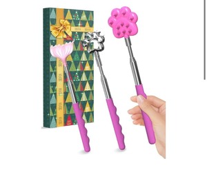 lot 7429632 image: Back Scratcher Metal Extendable Metal Scratchers - Back Massage Gifts for Adults Christmas Stocking Stuffers Gifts for Men Women Cool Items Tools Ideas Gadgets Wife Kids Elderly White Elephant