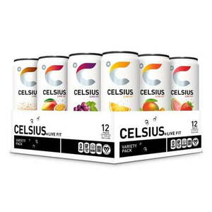 lot 7429656 image: CELSIUS Assorted Flavors Official Variety Pack Functional Essential Energy Drinks 12 fl oz (Pack of 12)