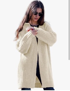 lot 7429685 image: Womens Lightweight Cardigan Sweaters 2024 Fall Fashion Long Sleeve Casual Open Front Waffle Knit Sweater Cardigan SMALL