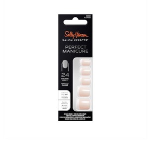 lot 7429695 image: Sally Hansen Salon Effects� Perfect Manicure, � La Mode, Press On Nails, Square Shaped, Non-Damaging Adhesive Tabs, File, and Alcohol Pad Included