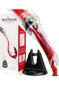 lot 7429757 image: Wine Aerator Pourer Spout - Includes Wine Decanter With Aerator And Stand For Easy Storing
