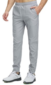 lot 7429792 image: M MAELREG Mens Casual Pants with Zipper Pockets Water-Repellent Micro Fleece Lightweight Activewear Golf Pants for Men