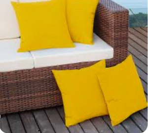 lot 7429803 image: Easy-Going 18x18 inch Pack of 4 Outdoor Waterproof Pillow Covers Only Patio Throw Pillowcase