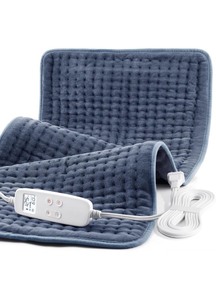 lot 7429832 image: Heating Pad for Back Pain Relief, Extra Large 33 x 17 inches, Portable Heating Pad for Shoulder, Neck, Cramp, Menstrual Pain, with Upgraded 6 Timer and 6 Temperature Controller