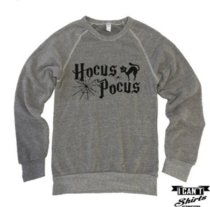 lot 7429883 image: Hocus Pocus Sweatshirt. Halloween Eco-Fleece Unisex Shirt. Costume.