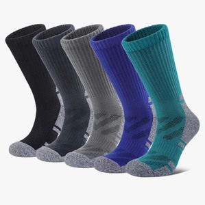 lot 7429891 image: Womens Socks Athletic Hiking Running Walking Thick Cushioned Compression Crew Socks 5 Pairs