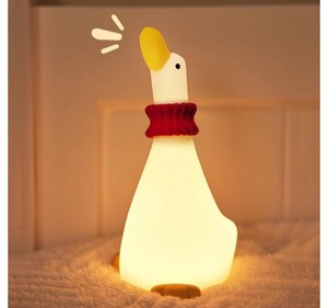 lot 7429894 image: Night Light,LED Silicone Material, 3 Levels of Warm Light, Cute Animal Night Lamp for Kids Room Decor