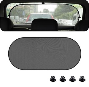 lot 7429914 image: Car Window Shade, 20�40 Rear Window Sun Shade Blocker with Suction Cups, Mesh Sunlight Shield Provide Glare Shield and UV Rays Protection for Your Baby, Car Accessories