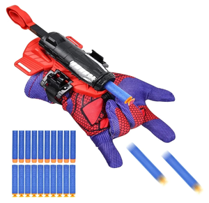 lot 7429947 image: Spider Web Shooters, Superheroes Glove Toy Spiders Web Launcher Cosplay Gift for Birthday Christmas Party, Wrist Web Shooter Toys for 3-5 Year Old Boys