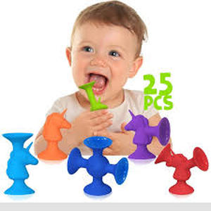 lot 7429048 image: Guibola 25-Piece Unicorn Sucker Building Toys Set