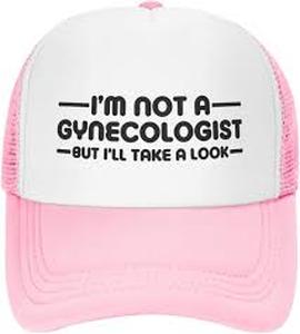 lot 7429303 image: Funny Trucker Hats-Lightweight and Breathable Polyester Mesh Baseball Cap, Adjustable Fit Fishing Pink
