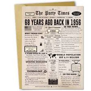 lot 7429727 image: Flashback Birthday Card 1956