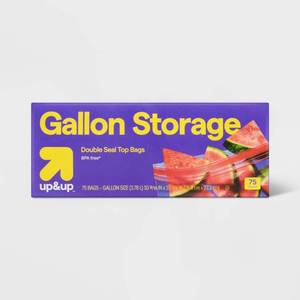 lot 11 image: Gallon Storage Bags - 75ct - up&up��
