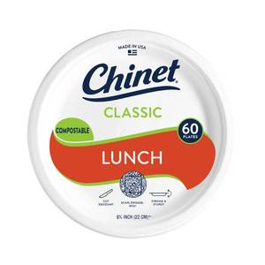 lot 12 image: Chinet Classic Lunch Plate 8 34 - 60ct