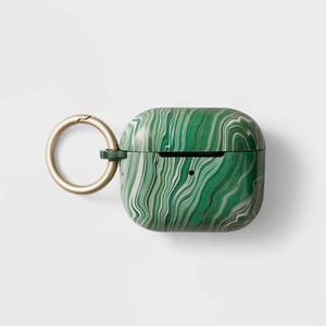 lot 19 image: Apple AirPods (3rd Generation) Hardshell Case with Clip - heyday�� Jade Marble