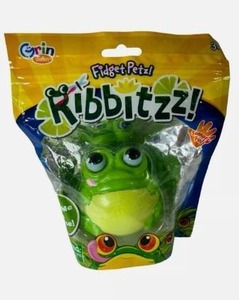 lot 75 image: Fidget Petz  Ribbitzz RedEye - Grin Studios Sensory Fun NEW Gift