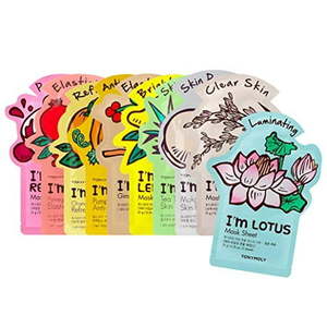 lot 78 image: TONYMOLY Im Real Sheet Mask. Infused with Vitamins. Pack of 10 (B07RFQBXPW)
