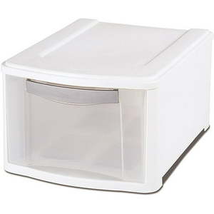 lot 117 image: Sterilite Medium Storage Drawer. 9.6T x 11W x 13.5D
