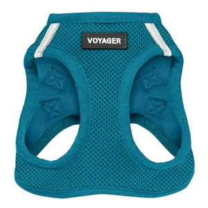 lot 123 image: Voyager Step-in Air Dog Harness - All Weather Mesh Step in Vest Harness for Small and Medium Dogs and Cats by Best Pet Supplies - Harness (Turquoise) S (Chest 14.5-16 )