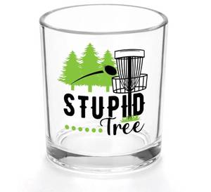 lot 56125 image: Stupid Tree Disc Golf Whiskey Glass
