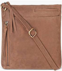 lot 56141 image: Oak Leathers Medium Leather Crossbody Bag - Cognac