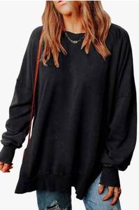 lot 56142 image: SHEWIN Casual Oversized Crewneck Sweatshirt