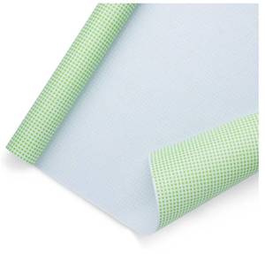 lot 56176 image: Lime Green Plaid Wrapping Paper Roll