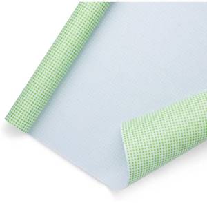 lot 56177 image: Lime Green Plaid Wrapping Paper Roll