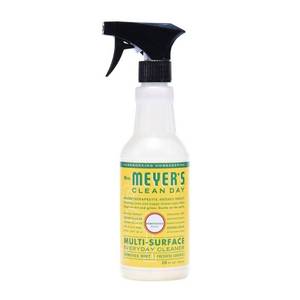 lot 56179 image: Mrs. Meyers Clean Day Multi-Surface Everyday Cleaner Honeysuckle Scent 16 Ounce Bottles - SIX BOTTLES