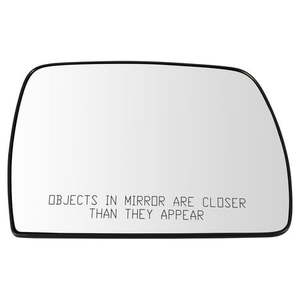 lot 56184 image: TRQ Right Mirror Glass Fits 2004-2010 BMW X3 MGA05429