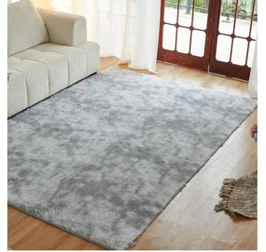 lot 56192 image: XYRUG Ultra Soft Shag Area Rug 4x6 - Grey