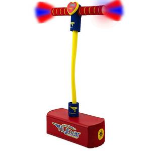 lot 56448 image: My First Flybar Foam Pogo Jumper for Kids Age Years 3 and Up Toy for Boys Girls Red LED
