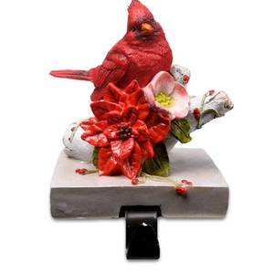 lot 57054 image: Cardinal Christmas Stocking Holder