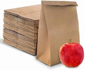 lot 57060 image: Bulk Brown Paper Lunch Bags -