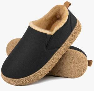 lot 57081 image: MERRIMAC Faux Felt Memory Foam Slippers