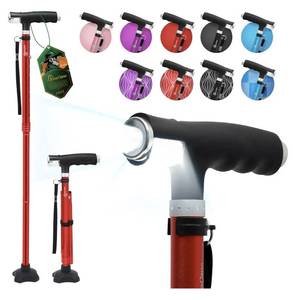 lot 56202 image: BeneCane LED Folding Walking Cane